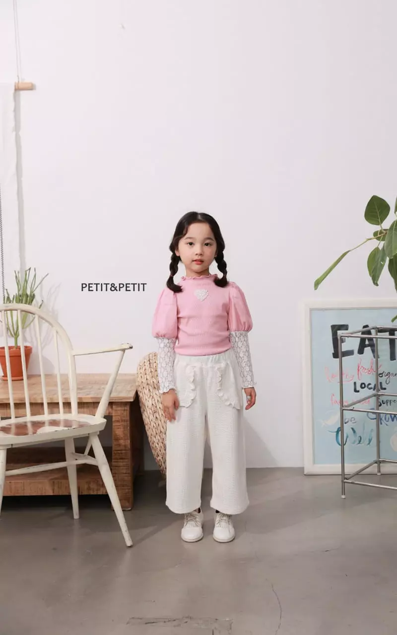 Petit & Petit - Korean Children Fashion - #childofig - Motive Lace Tee