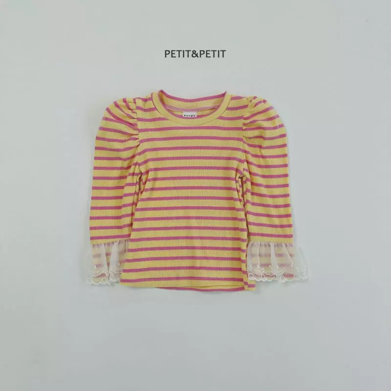 Petit & Petit - Korean Children Fashion - #childofig - Juicy Lace Tee - 12