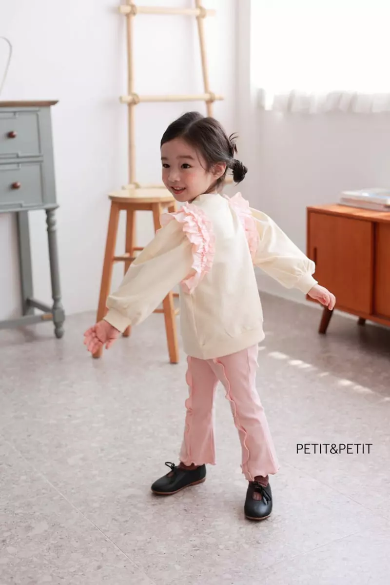 Petit & Petit - Korean Children Fashion - #childrensboutique - Frill Sweatshirt - 12