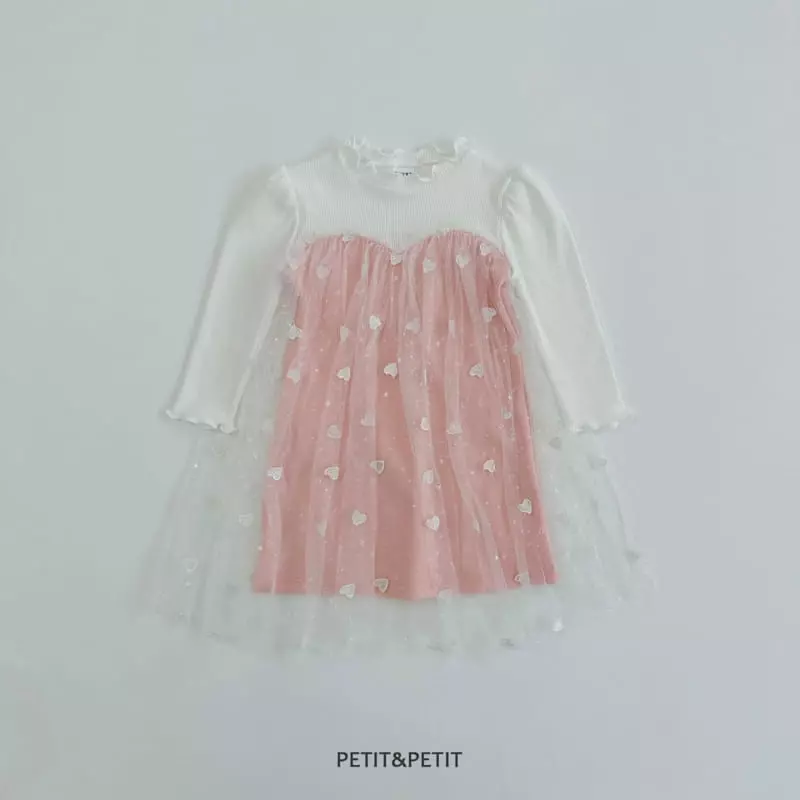 Petit & Petit - Korean Children Fashion - #childrensboutique - Heart Lace One-piece - 11