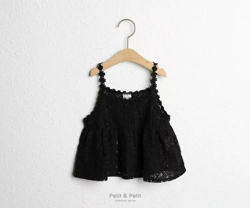 Petit & Petit - Korean Children Fashion - #childrensboutique - Lace Bustier - 4