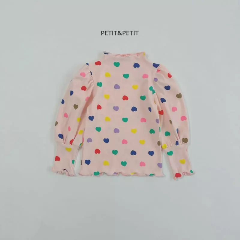 Petit & Petit - Korean Children Fashion - #designkidswear - Cuty Heart Tee - 2