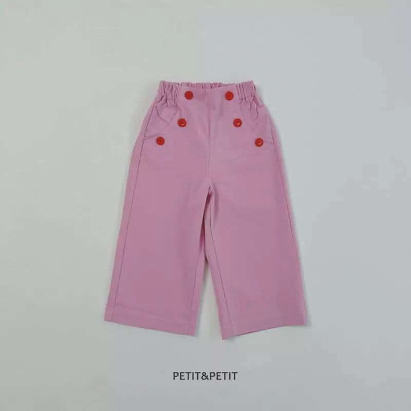 Petit & Petit - Korean Children Fashion - #discoveringself - Button Pants - 3
