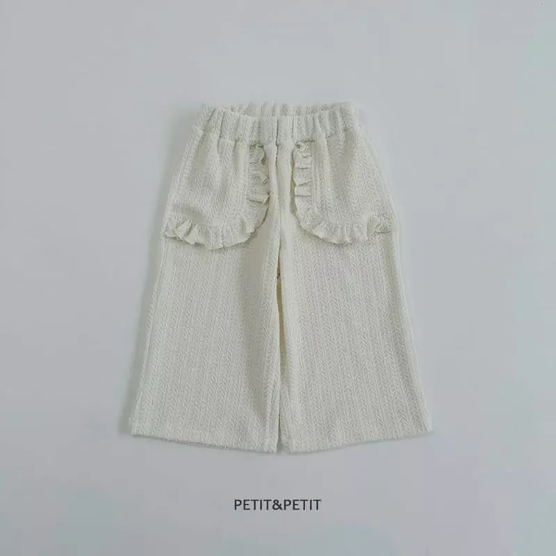Petit & Petit - Korean Children Fashion - #discoveringself - Pocket Frill Pants - 2