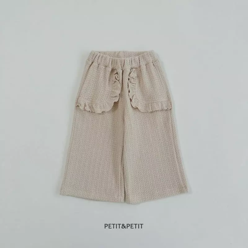 Petit & Petit - Korean Children Fashion - #fashionkids - Pocket Frill Pants - 3