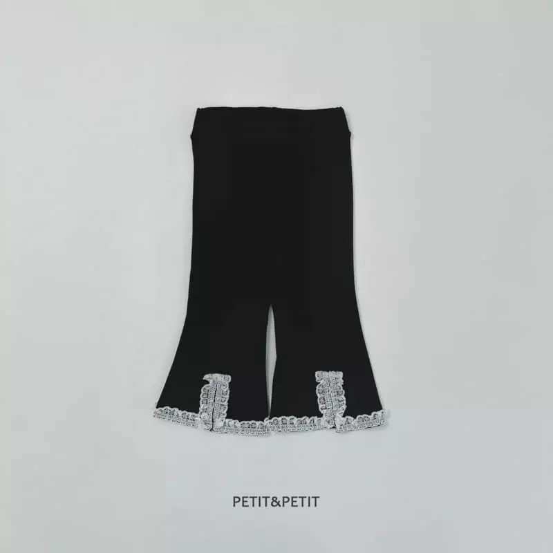 Petit & Petit - Korean Children Fashion - #fashionkids - Slit Lace Pants