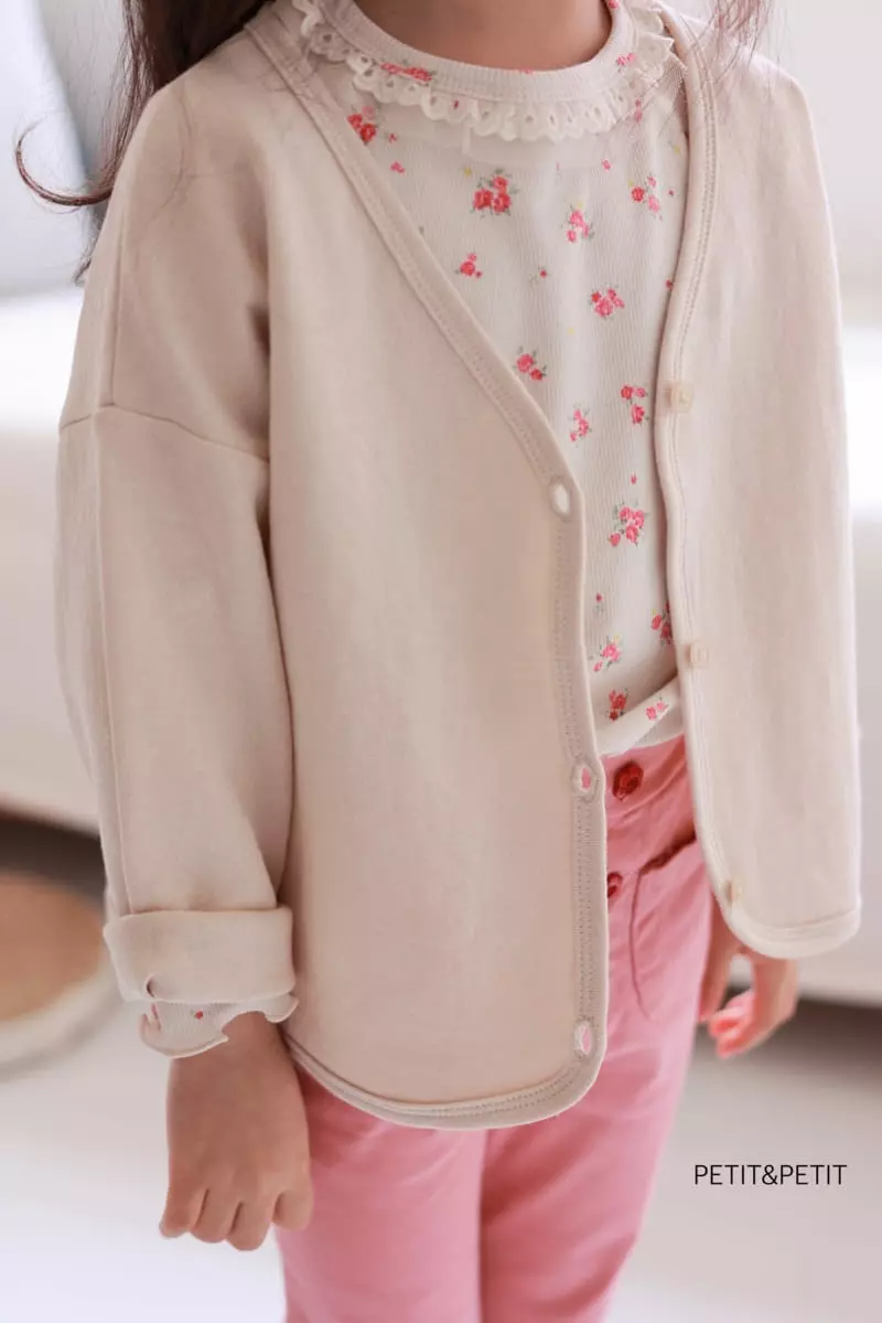 Petit & Petit - Korean Children Fashion - #kidsstore - Piping Cardigan - 9
