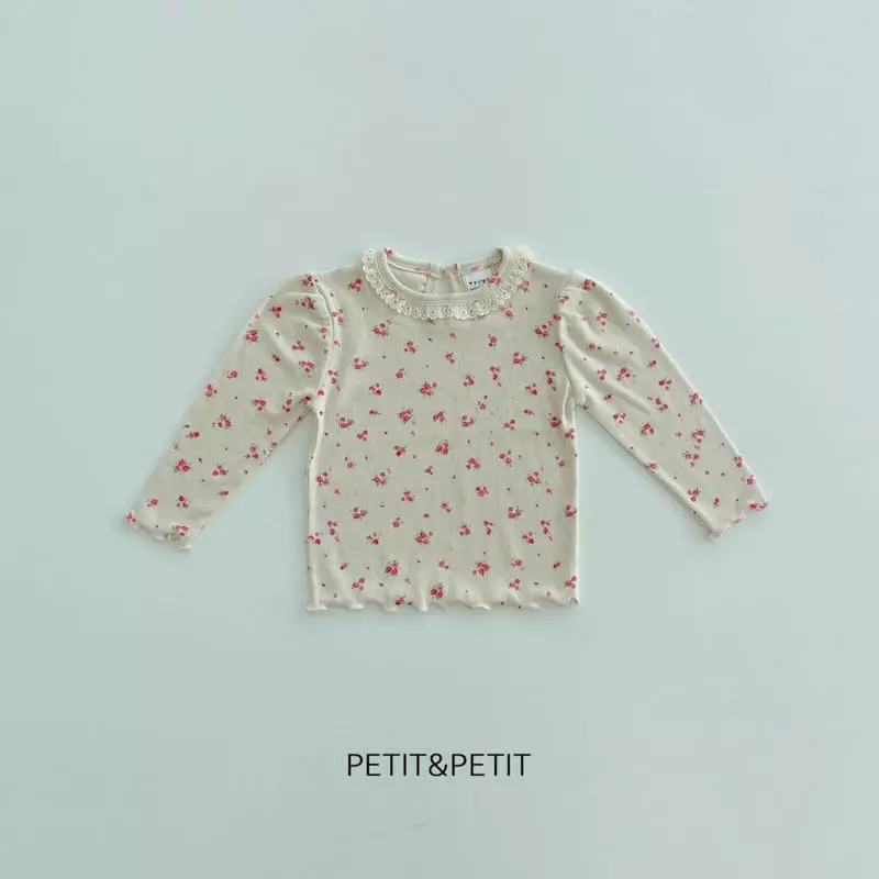 Petit & Petit - Korean Children Fashion - #kidsstore - Sugar Flower Lace Tee - 2