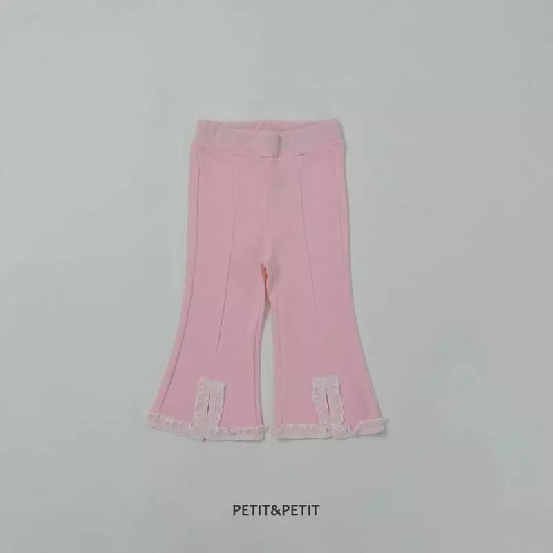 Petit & Petit - Korean Children Fashion - #kidsstore - Slit Lace Pants - 3