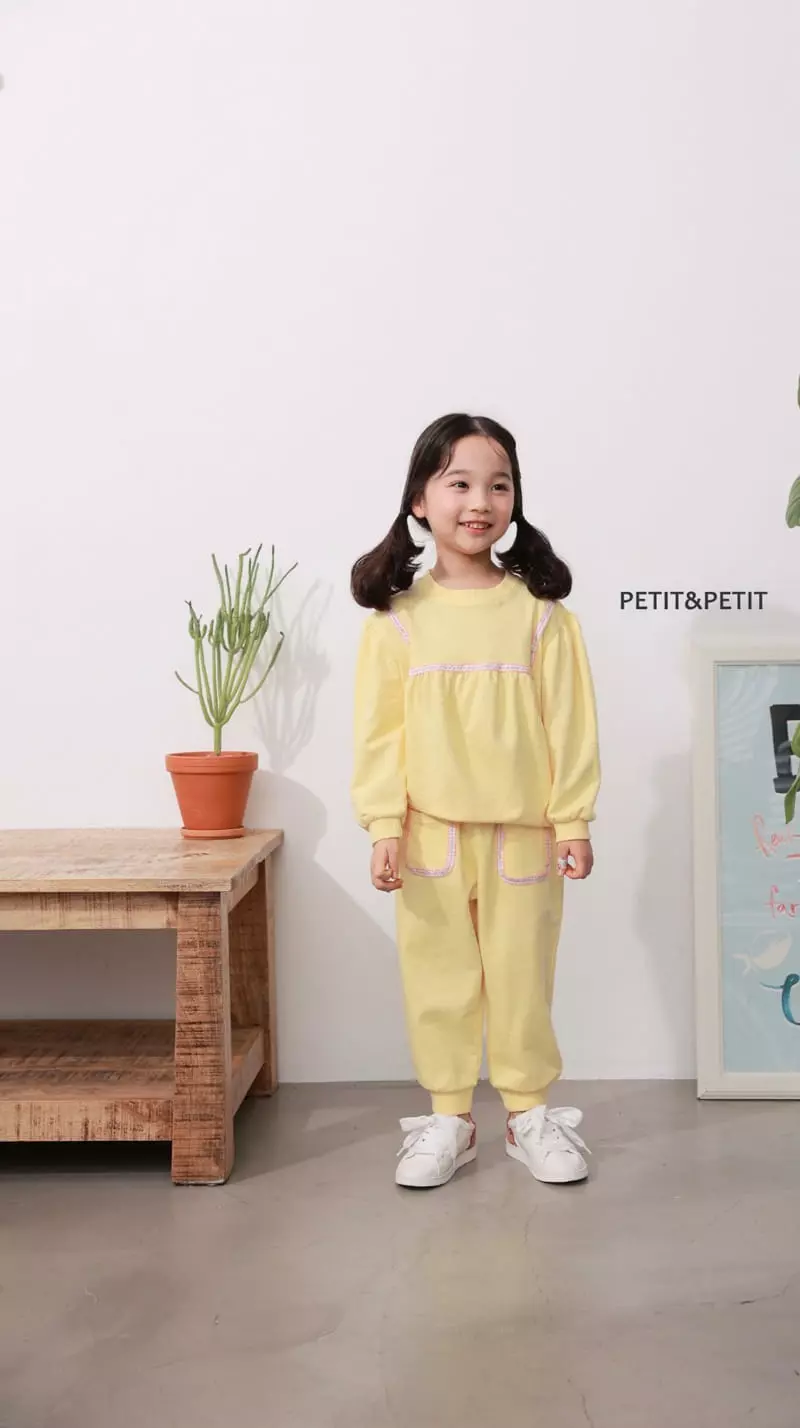 Petit & Petit - Korean Children Fashion - #kidzfashiontrend - Spring Top Bottom Set - 7