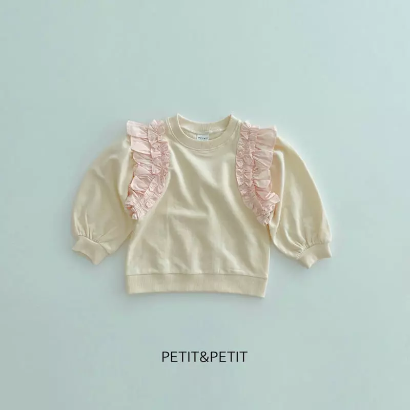 Petit & Petit - Korean Children Fashion - #kidzfashiontrend - Frill Sweatshirt - 2