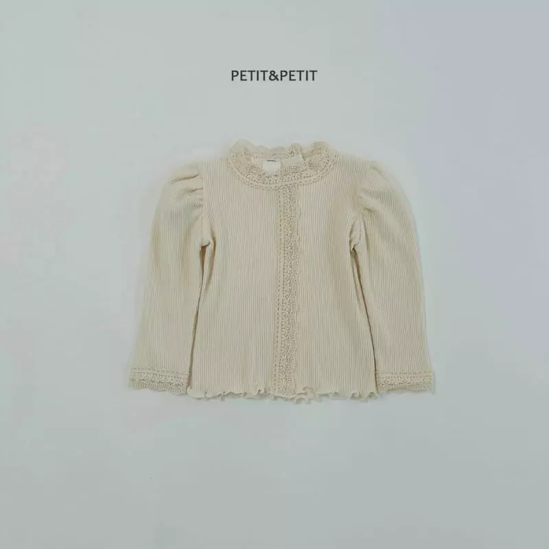 Petit & Petit - Korean Children Fashion - #kidzfashiontrend - Benny Lace Tee - 6