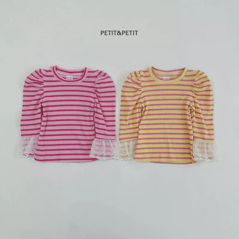 Petit & Petit - Korean Children Fashion - #prettylittlegirls - Juicy Lace Tee - 10