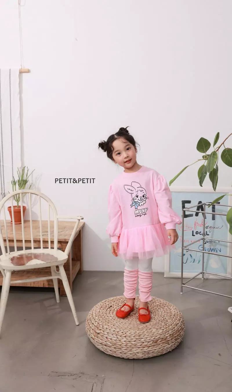 Petit & Petit - Korean Children Fashion - #todddlerfashion - Barnie Sha Long Tee - 3