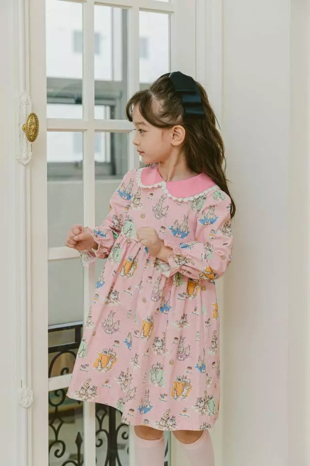 Pink Berry - Korean Children Fashion - #Kfashion4kids - Rabbit One-piece - 5