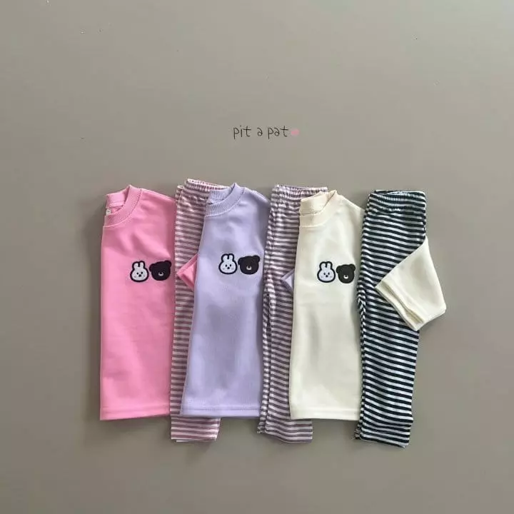 Pitapat - Korean Children Fashion - #childofig - Both Top Bottom Set - 2