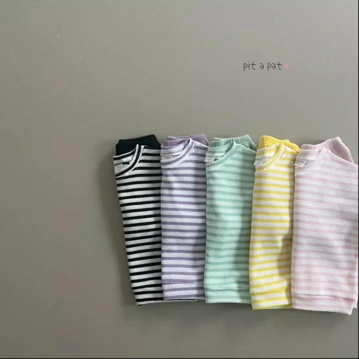 Pitapat - Korean Children Fashion - #fashionkids - Picnic Top Bottom Set - 5