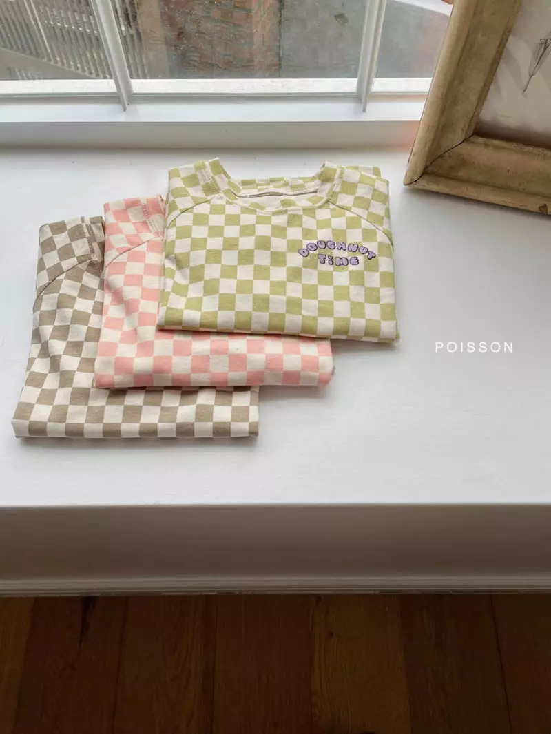 Poisson - Korean Children Fashion - #Kfashion4kids - Checky Tee - 3