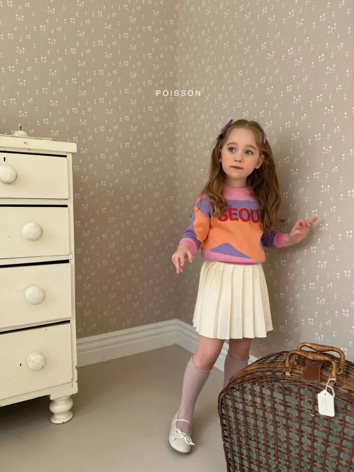 Poisson - Korean Children Fashion - #Kfashion4kids - Fleffy Knit Skirt - 2