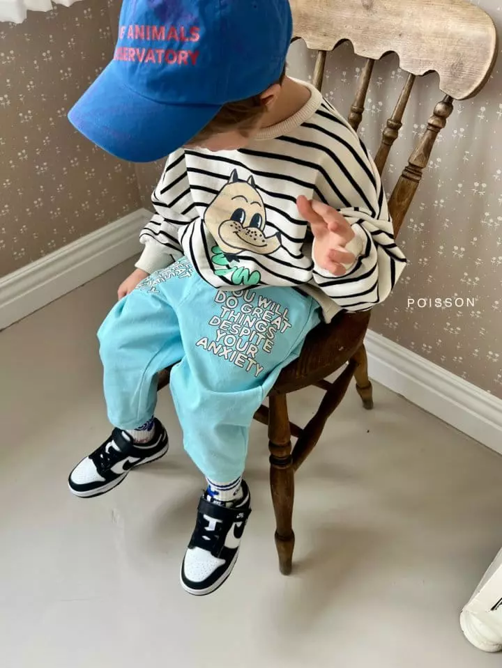 Poisson - Korean Children Fashion - #childofig - Wow Stripes Tee - 5