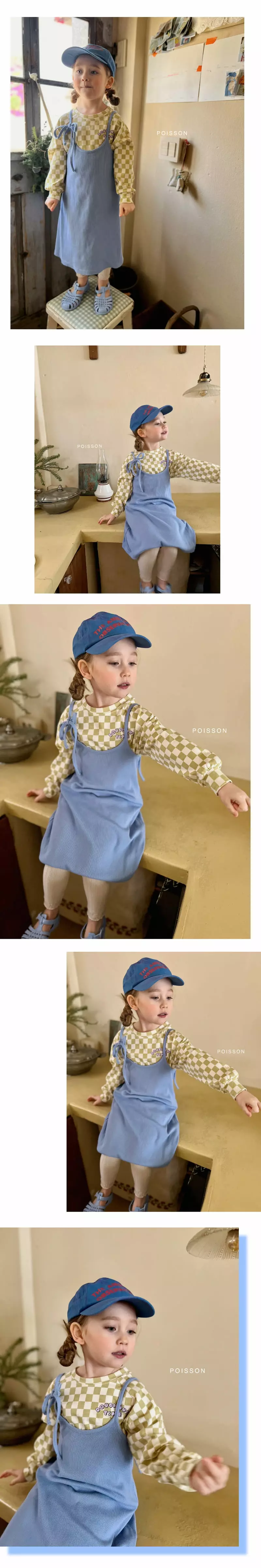 Poisson - Korean Children Fashion - #childofig - Waffle One-piece - 6