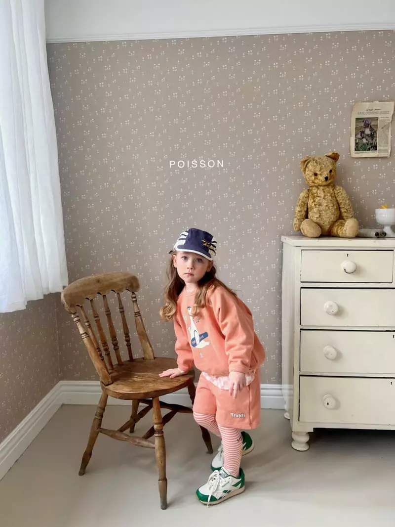 Poisson - Korean Children Fashion - #prettylittlegirls - Tennis Top Bottom Set - 4