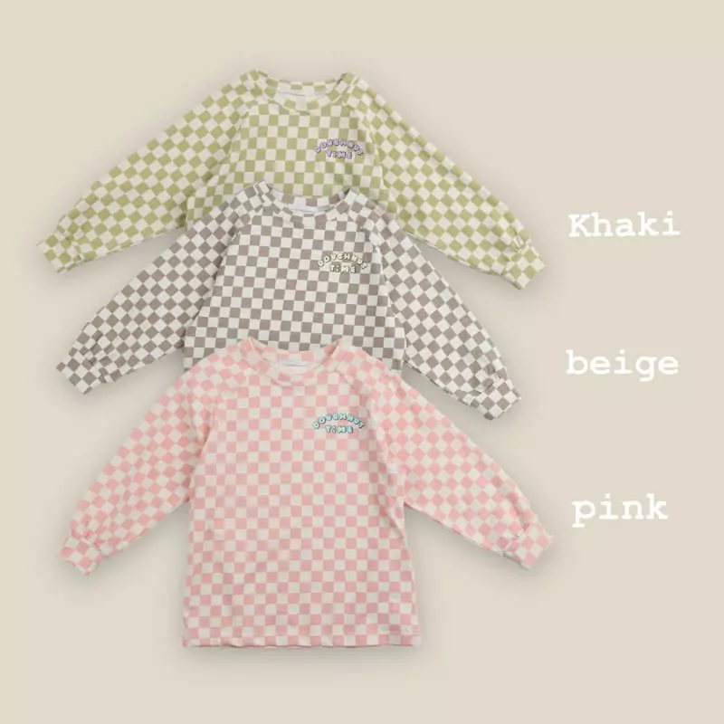 Poisson - Korean Children Fashion - #kidsstore - Checky Tee