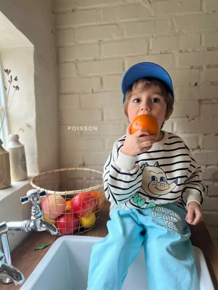 Poisson - Korean Children Fashion - #magicofchildhood - Wow Stripes Tee