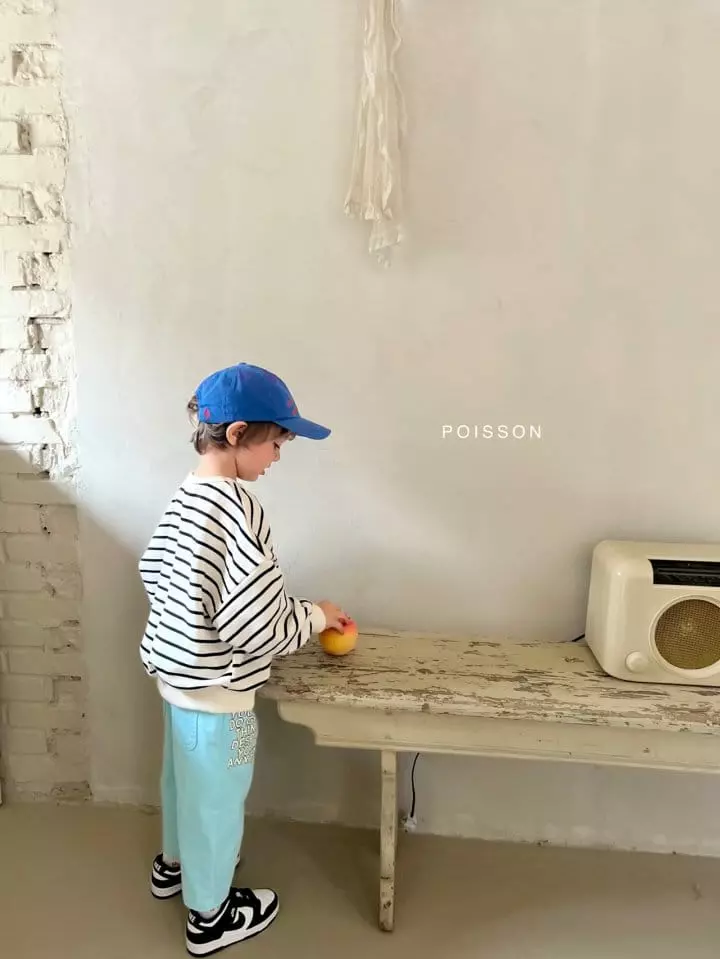 Poisson - Korean Children Fashion - #prettylittlegirls - Wow Stripes Tee - 3