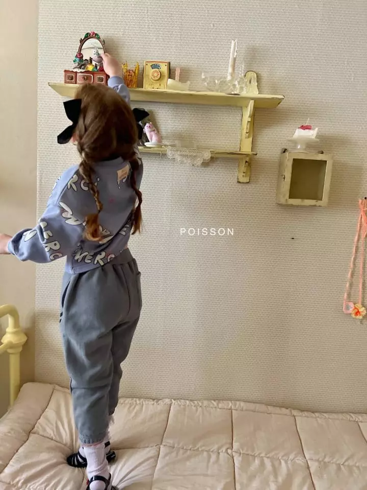 Poisson - Korean Children Fashion - #prettylittlegirls - 23 Merci Sweatshirt