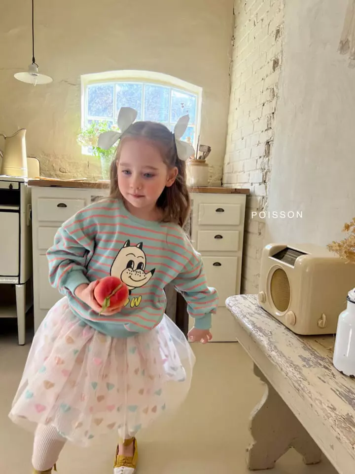 Poisson - Korean Children Fashion - #stylishchildhood - Heart Tutu Skirt - 11