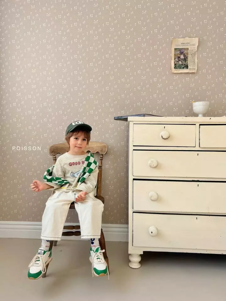 Poisson - Korean Children Fashion - #stylishchildhood - Check Knit Cardigan - 7