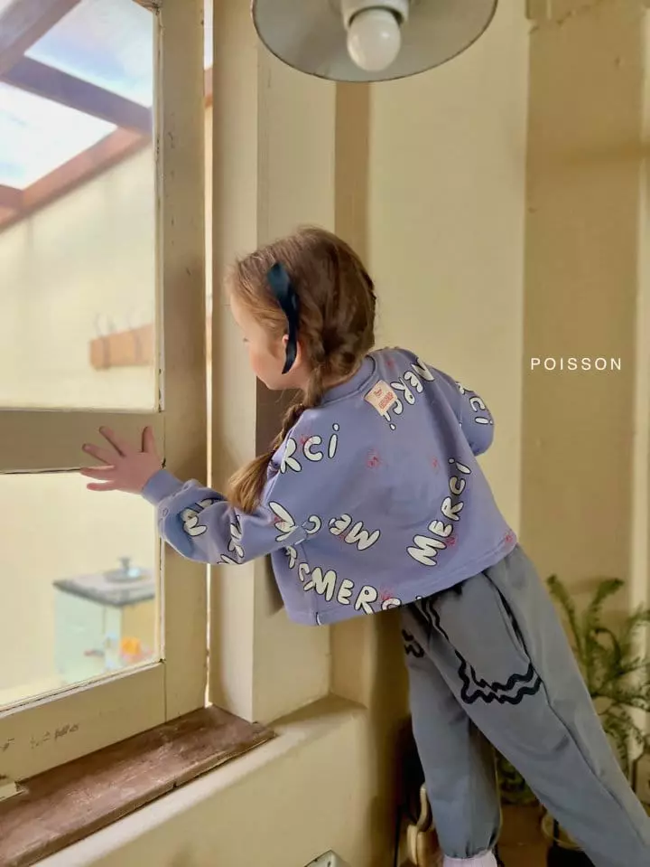 Poisson - Korean Children Fashion - #toddlerclothing - 23 Merci Sweatshirt - 4