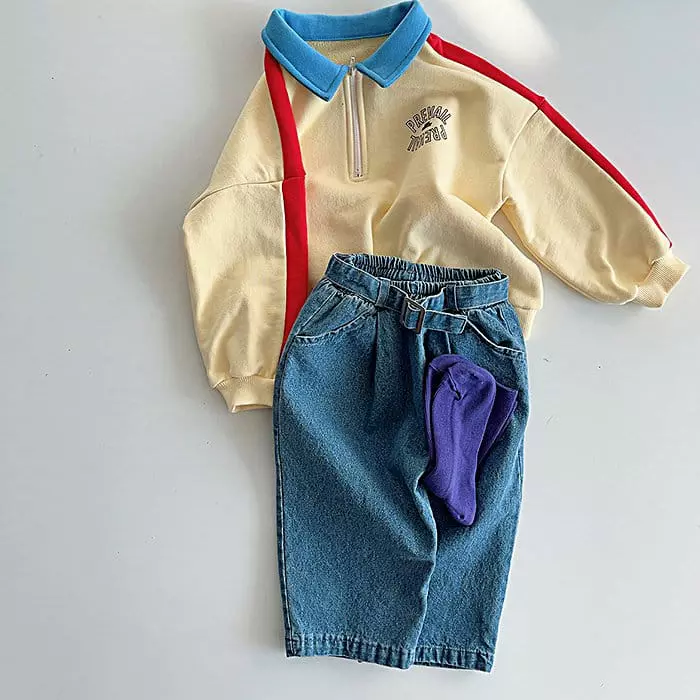 Popochichi - Korean Children Fashion - #childofig - Belt Jeans - 2