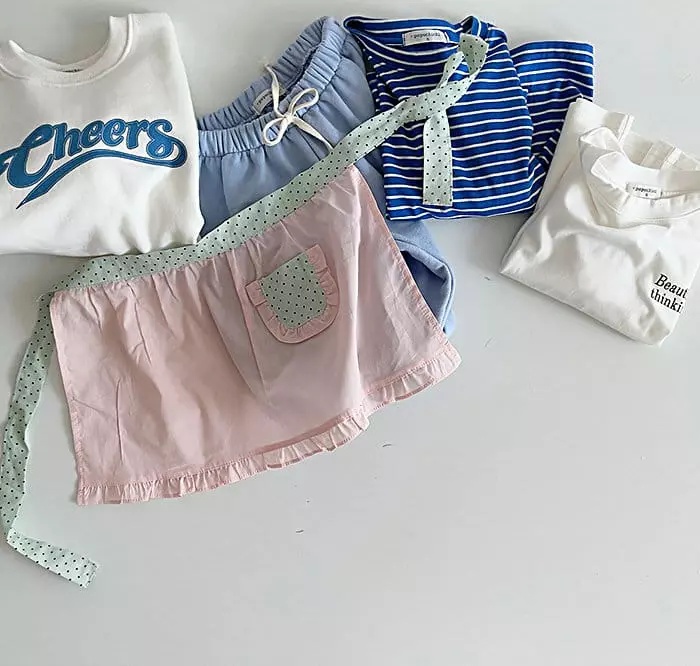 Popochichi - Korean Children Fashion - #designkidswear - Blue Stripes Tee - 2