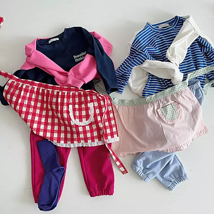 Popochichi - Korean Children Fashion - #designkidswear - Pochi Apron - 5
