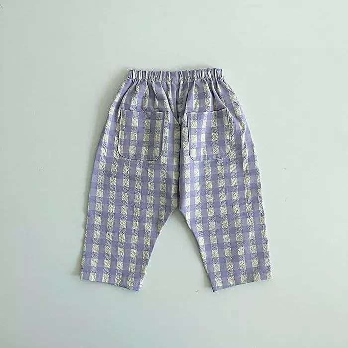 Popochichi - Korean Children Fashion - #fashionkids - Check Pants - 7