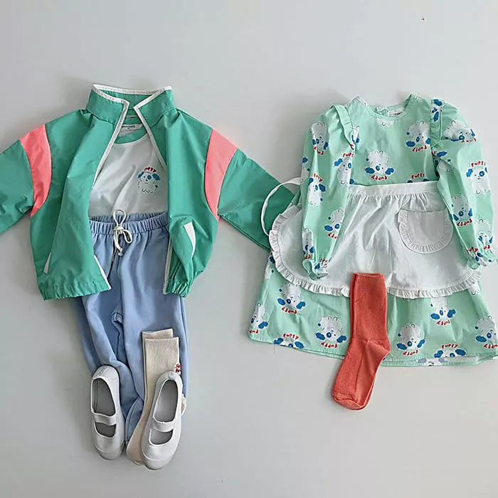 Popochichi - Korean Children Fashion - #kidsshorts - Puppy One-piece - 4