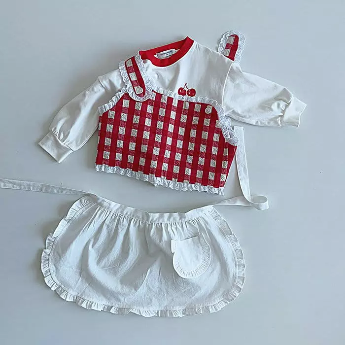 Popochichi - Korean Children Fashion - #magicofchildhood - Pochi Mini Cherry Pants - 2