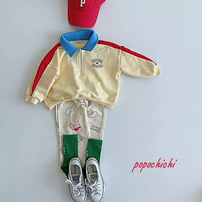 Popochichi - Korean Children Fashion - #prettylittlegirls - Three Shot Sweatshirt