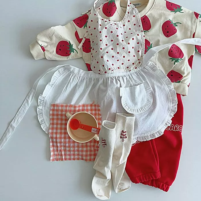 Popochichi - Korean Children Fashion - #stylishchildhood - Pochi Apron - 2