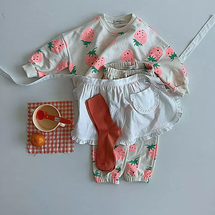 Popochichi - Korean Children Fashion - #prettylittlegirls - Kings Berry Pants - 4
