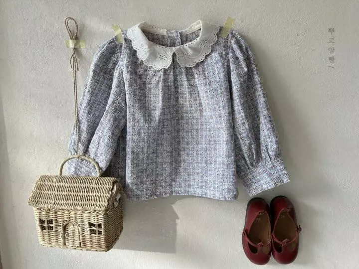 Pourenfant - Korean Children Fashion - #fashionkids - Kaly Frill Blouse