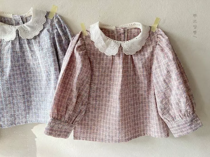 Pourenfant - Korean Children Fashion - #kidsshorts - Kaly Frill Blouse - 2