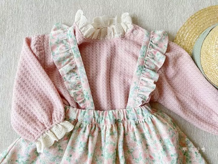 Pourenfant - Korean Children Fashion - #kidsstore - Denber Flower Skirt - 11