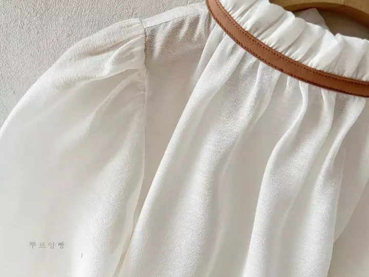 Pourenfant - Korean Children Fashion - #kidzfashiontrend - Azalyn Oganza Blouse - 5