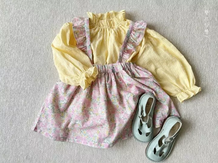 Pourenfant - Korean Children Fashion - #kidzfashiontrend - Denber Flower Skirt - 12