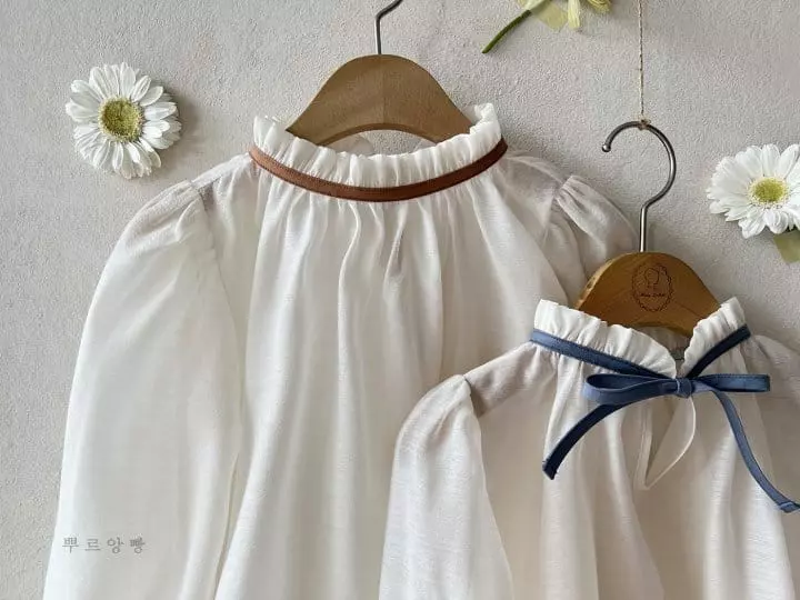 Pourenfant - Korean Children Fashion - #magicofchildhood - Azalyn Oganza Blouse - 8