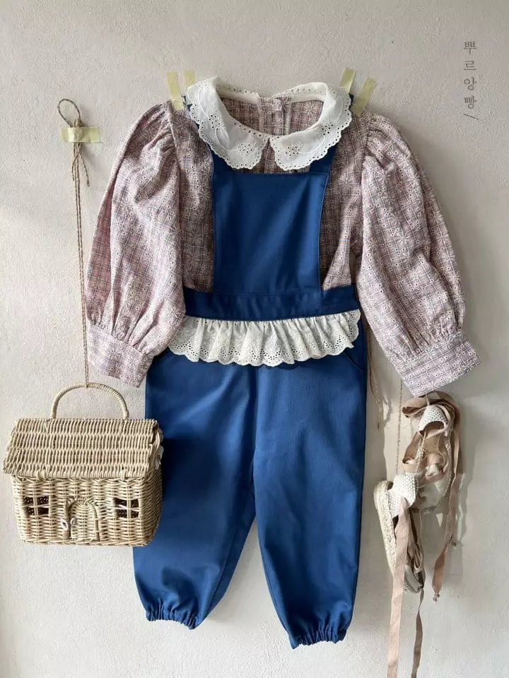Pourenfant - Korean Children Fashion - #magicofchildhood - Kaly Frill Blouse - 7