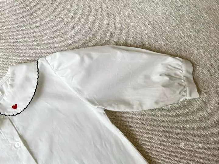 Pourenfant - Korean Children Fashion - #magicofchildhood - Heart Curry Blouse - 6